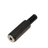 Jack 3.5 mm Mono para Extensión Plástico con Protector de Cable