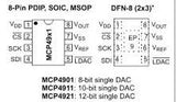 MCP4911-E/P
