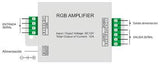Amplificador de Señal RGB 12-24 V 5 A por Canal RP-307