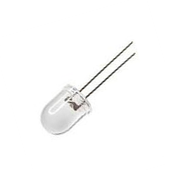 LED Blanco Claro Frío Difuso De 5 Mm, Parte Superior Redonda