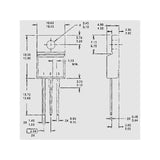 Transistor IRFI530 Mosfet TO220 CH-N 110 V 14 A