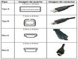 Conector USB Jack USB-B Micro 5 Pines para Chasis Ángulo Recto SMD