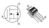 Transistor IRFZ20 Mosfet TO220 CH-N 50 V 15 A
