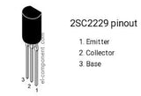 Transistor 2SC2229 Pequeña Señal
