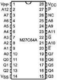 M27C64A-15F1 Memoria CMOS EPROM