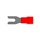 Terminal Eléctrica Espada 1/4" para Cable 22-18 AWG con Forro