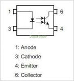 Optoacoplador TLP181 Salida Transistor