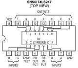 74LS247 TTL Manejador y Decodificador BCD a Siete Segmentos