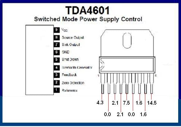 TDA4601 circuitos integrados, semiconductores, partes electronicas ...