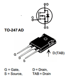 Transistor IRFP460 Mosfet Potencia CH-N 500 V 20 A