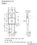 Transistor BUZ355 Mosfet Potencia CH-N 800 V 6 A