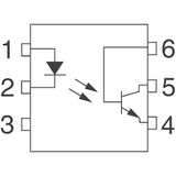 Optoacoplador 4N38 Salida HV Transistor