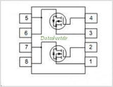 Transistor FDS8928A Mosfet Pequeña Señal Dual CH-N/P 30 V 5.5A  38C7181