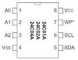M24C02-BN6 Memoria EEPROM