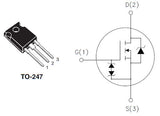Transistor STW20NK50Z Mosfet Potencia CH-N 500 V 17 A