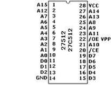 M27C512-12B1 Memoria CMOS EPROM