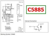 Transistor 2SC5885 TO220