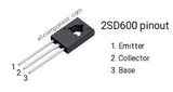Transistor 2SD600K Media Potencia