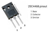 Juego de Transistores 2SA1695 + 2SC4468 Potencia