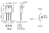 Transistor 2SK2372 Mosfet Potencia CH-N 500 V 25 A