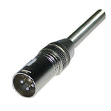 Plug Cannon (XLR3) para Extensíon Metálico con Sujeta Cable  705-713
