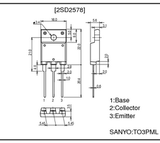 Transistor 2SD2578 Potencia