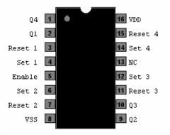 10 Pezzi Di Circuiti Integrati CD4043BE Texas Instruments, CMOS Quad NOR R/S Latch Con Uscite A 3 Stati, Nuovo