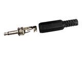 Plug 3.5 mm Mono para Extensión Plástico con Protector de Cable