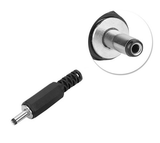 Plug Invertido 1.3 x 3.5 x 9 mm con Sujeta Cable