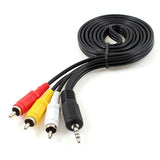 Cable 1.8 m Plug 3.5 mm a 3 Plug RCA