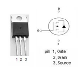 Transistor SPP03N60C3 Mosfet TO220 CH-N 650 V 3.2 A