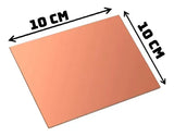 Placa Fenólica 10 cm x 10 cm