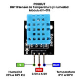 Módulo Sensor de Humedad y Temperatura  DHT11 KY-015