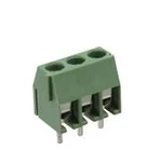 Terminal Block 3 Tornillos 1.5 cm x 1.02 cm x 0.86 cm Verde Mediana