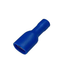Terminal Eléctrica Faston Hembra 1/4" para Cable 16-14 AWG con Forro Grueso Aislada