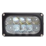 Faro Rectangular 12 V - 48 V 12 Leds 36 W Blanco Frío