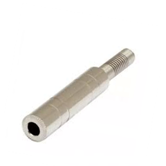Jack 6.3 mm Estéreo para Extensión Metálico con Sujeta Cable