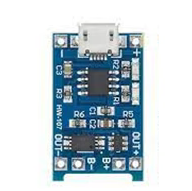 Módulo Cargador Batería de Litio 1 A Micro USB-B 5 V TP4056