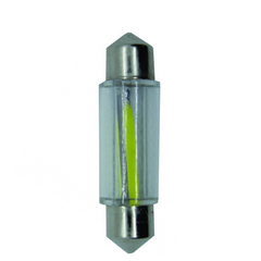 Foco Automotriz 3.9 cm Festoon 12 V de 1 Led Cob Blanco Frío