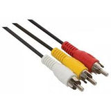 Cable 1.8 m 3 Plug RCA a 3 Plug RCA