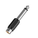 Adaptador Plug 6.3 mm Mono a Jack 3.5 mm Mono