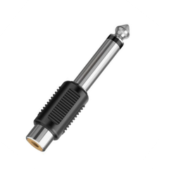 Adaptador Plug 6.3 mm Mono a Jack 3.5 mm Mono