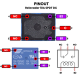 Relevador 6 V 10 A 1 Polo 2 Tiros JQX-3F SH-06VDC