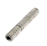 Adaptador Jack 6.3 mm a Jack 6.3 mm Estéreo Metálico