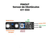 Módulo Sensor de Línea TCRT5000 de Reflexión