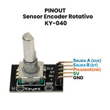 Módulo Sensor Encoder de Rotación KY-040