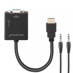 Adaptador HDMI a VGA + Audio con Cable