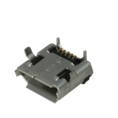 Conector USB Jack USB-B Micro 5 Pines para Chasis Ángulo Recto SMD