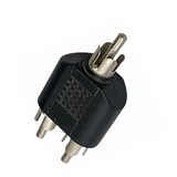 Adaptador "Y" Plug RCA a 2 Plug RCA