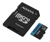 Memoria MicroSD 128 GB Adata AUSDX128GUICL10A1-RA1 Clase 10